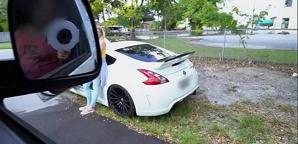  PAWG blonde needs money to fix her car - Asia Rigs